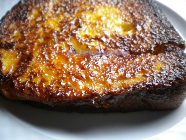 Pain perdu caramélisé à ma façon