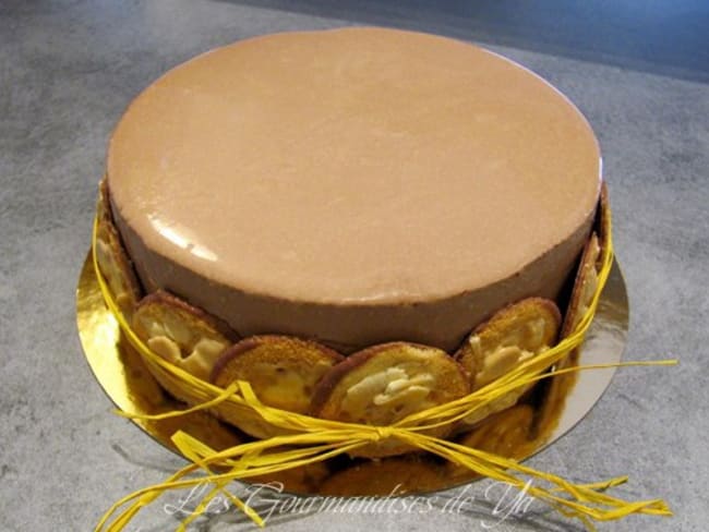 Entremet chocolat - praliné