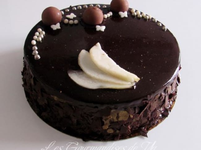 Entremet poire - chocolat