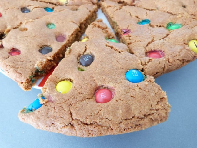 Cookies géant aux M&M's à partager ou pas