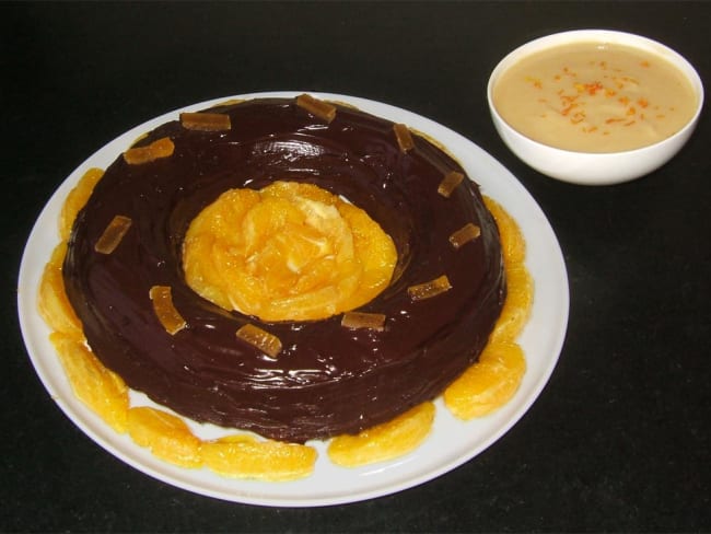 Couronne de chocolat à l’orange