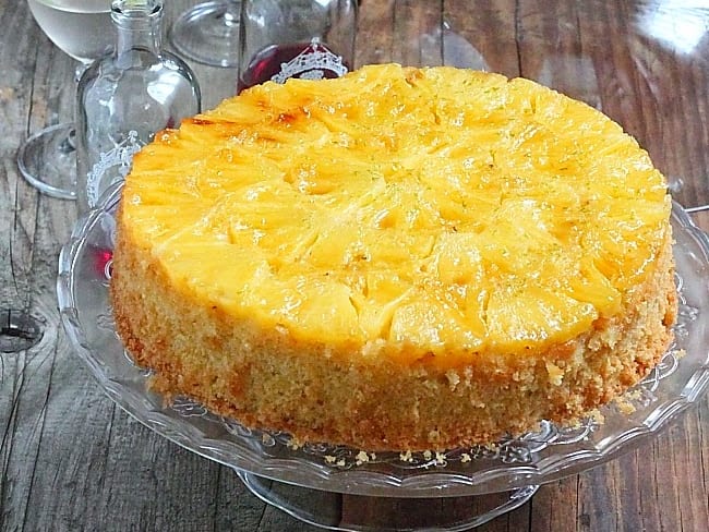 Pineapple Upside down cake ou gâteau renversé à l'ananas