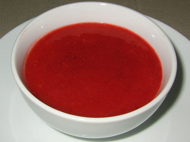 Coulis de fraise