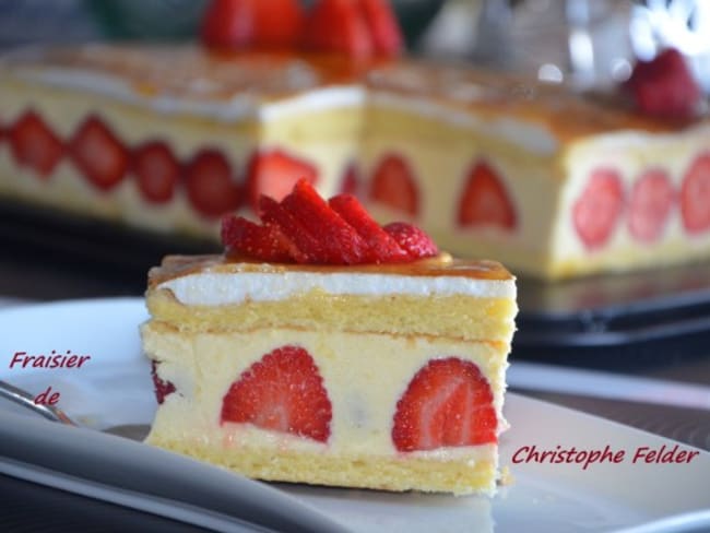 Fraisier d'après le Chef Pâtissier Christophe Felder