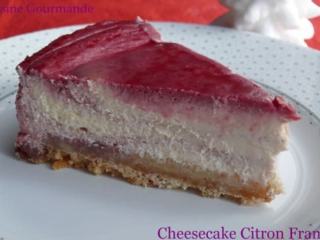 Cheesecake Citron Framboise