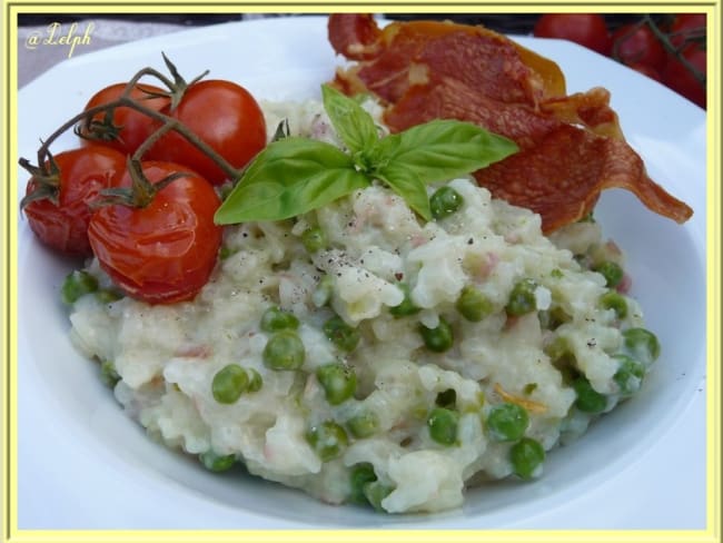 Risotto au jambon Italien