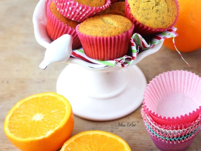 Muffins orange et pavot