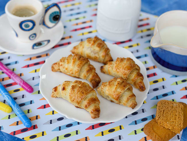 Mini croissants au spéculoos