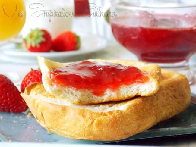 Confiture de fraises express au micro onde