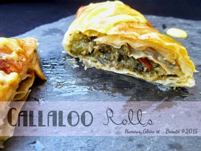 Callaloo Rolls au Beurre de Mangue