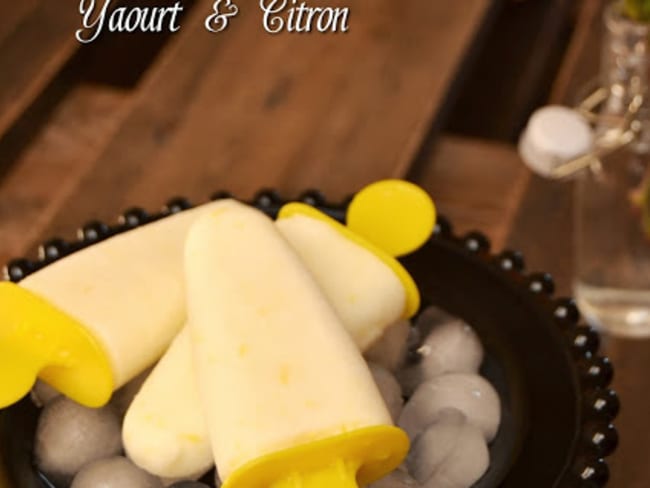 Glaces au citron et yaourt