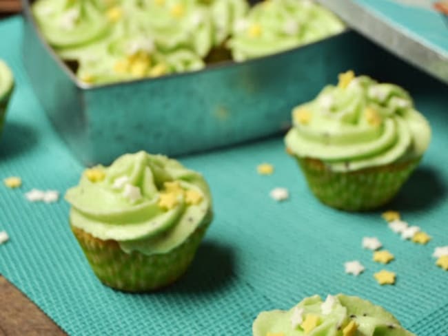 Cupcakes Coco, Ananas et Kiwi