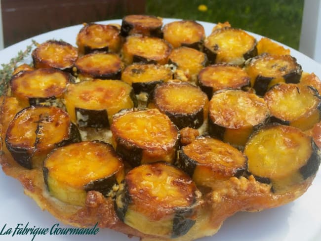 Tatin de Courgettes - Fromage et Fine Herbes Miel