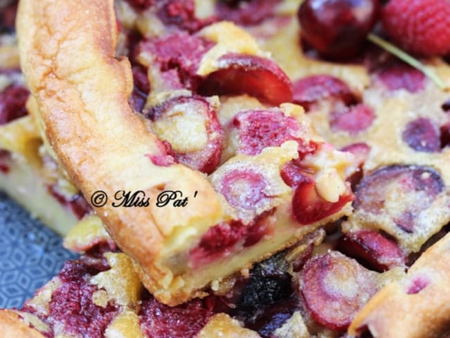 Clafoutis Rouge Désir, Cerise et Framboise