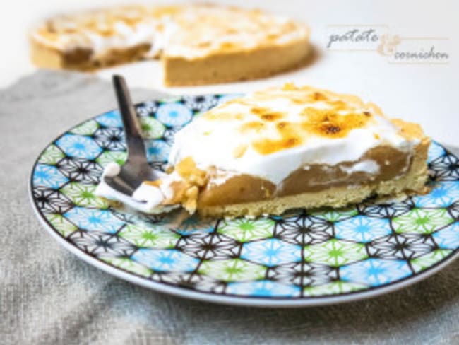 Tarte citron meringuée vegan