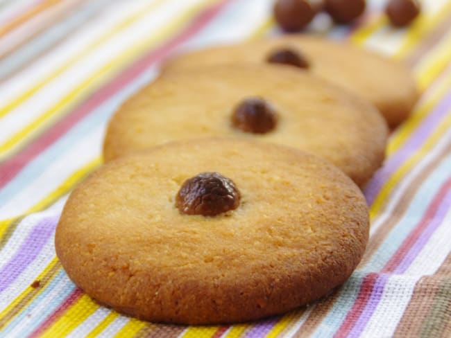 Palets breton aux grains de café chocolatés