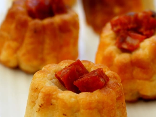 Cannelés salés au chorizo