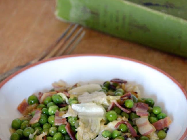 Petits pois à la bonne femme