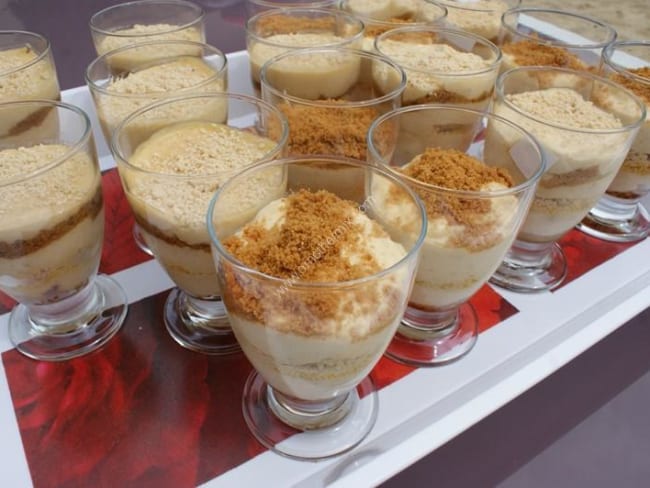 Tiramisu spéculos, café, amaretto au thermomix facile et rapide