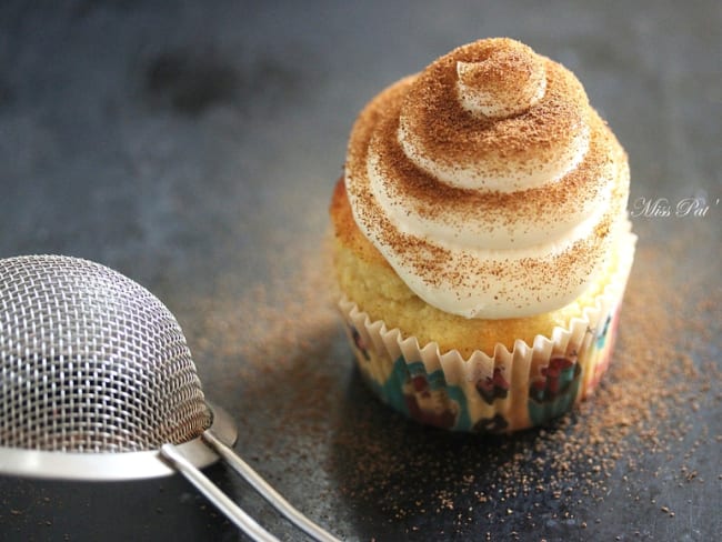 Cupcakes farine de coco et vanille