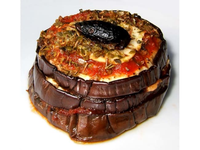 Mille-feuille d’aubergine