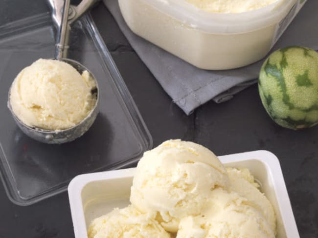 La glace au cream cheese sans sorbetière