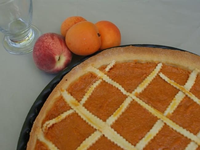 Tarte à l'abricot au thermomix facile et rapide