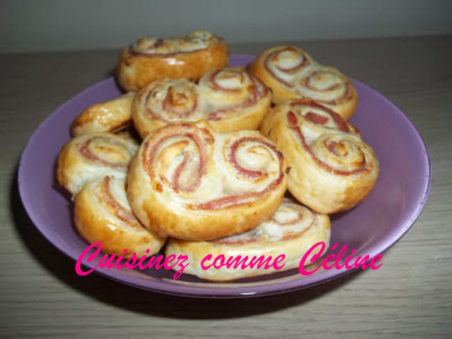 Palmier bacon ail et fines herbes