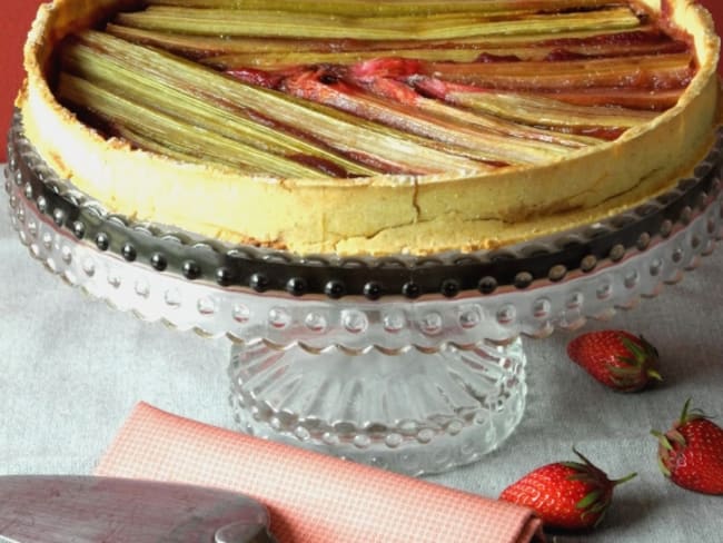 Tarte à la rhubarbe