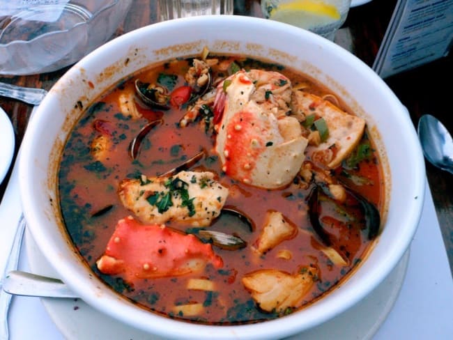 Soupe de poissons corse aziminu