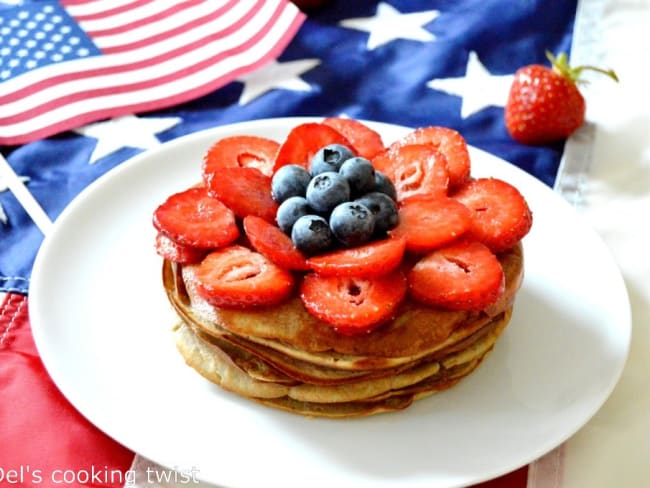 Pancakes américains sains avec 3 ingrédients