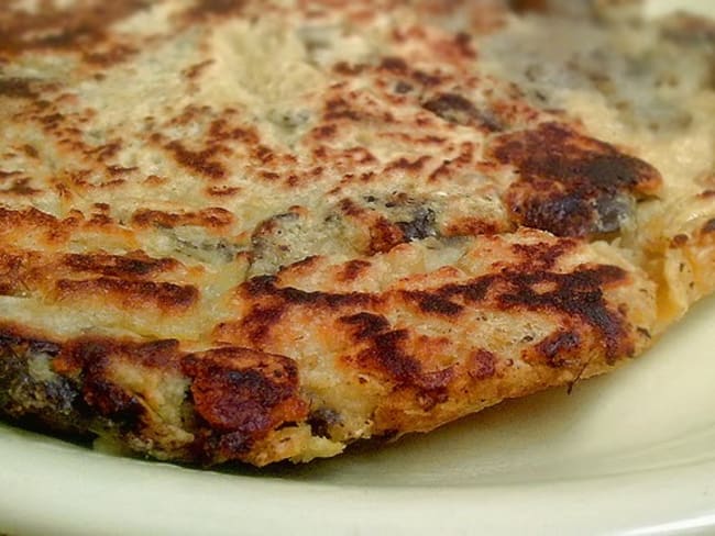 Tortilla aux aubergines