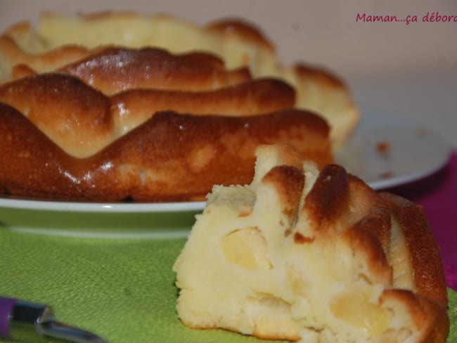 Gâteau 4x9 aux pommes