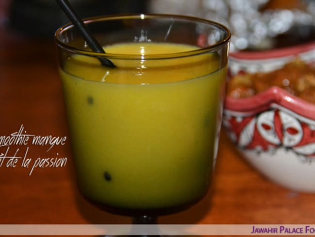 Smoothie mangue fruit de la passion