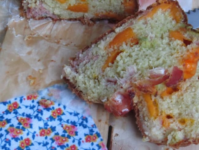 Cake au bacon et à la mimolette vieille