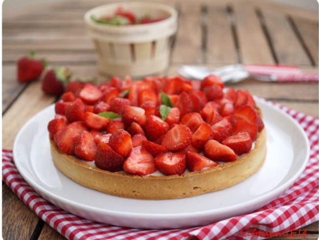 Tarte aux fraises