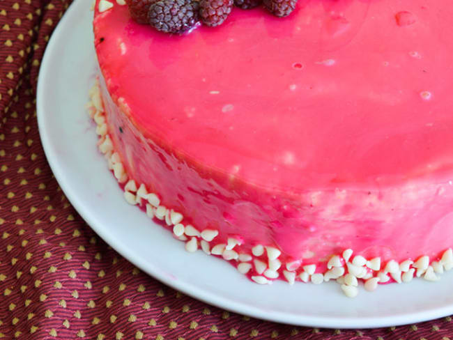 Entremet vanille intense et fruits rouges