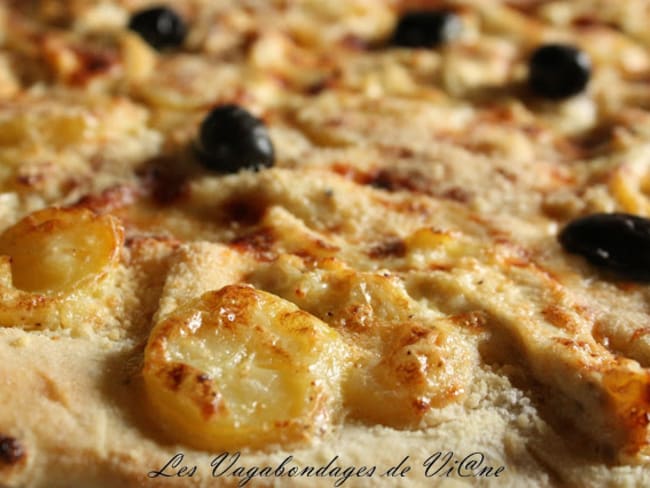 Pizza poulet - pommes de terre