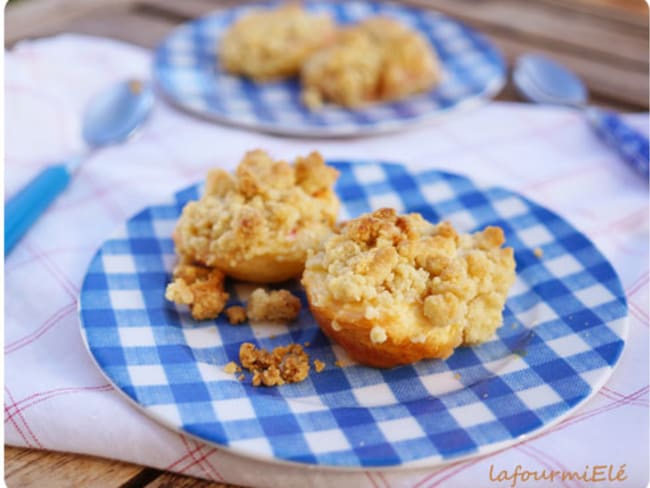 Pêche crumble