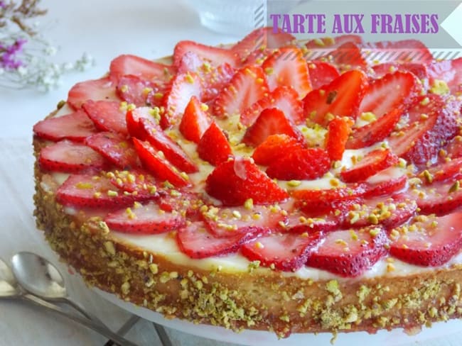 Tarte aux fraises de Michalak