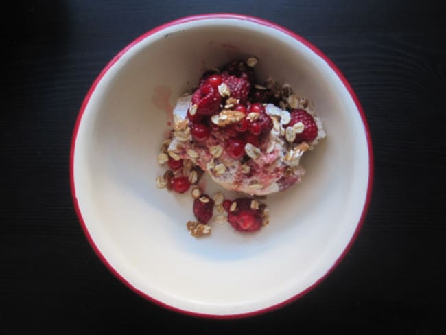 Cranachan aux fruits rouges