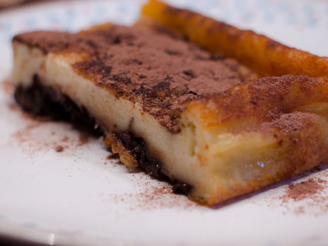 Clafoutis aux pépites de chocolat