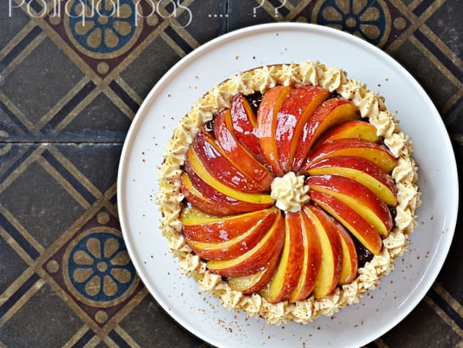 Gat-Ô pêche, mahaleb et citron noir (Limoo), un dessert savoureux et étonnant