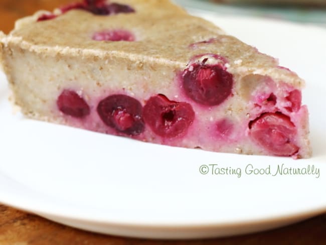 Recette de clafoutis aux cerises vegan