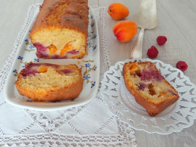 Cake abricots - framboises