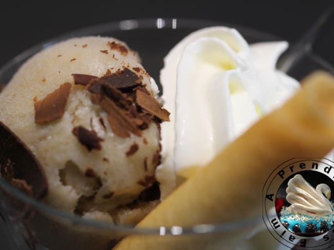 Glace rapide à la banane italienne