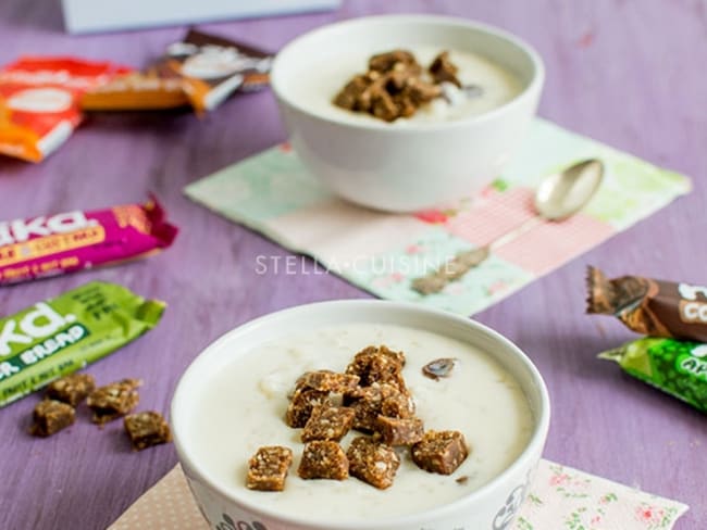 Riz au lait aux barres énergétiques