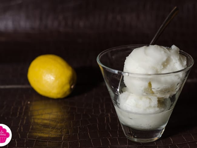 Sorbet au citron - avec ou sans sorbetière