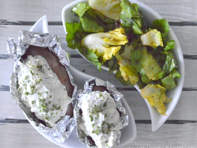 Pommes de terre au Bleu d'Auvergne et Cognac