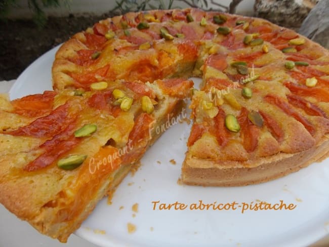 Tarte abricot-pistache